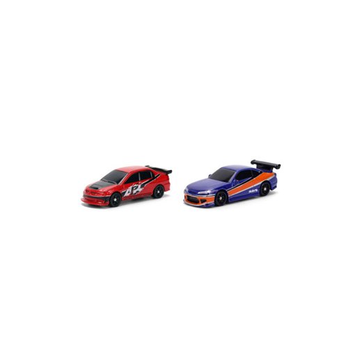 Fast and the Furious Han's Garage Nano Hollywood Rides Nano Scene Diorama with Vehicles