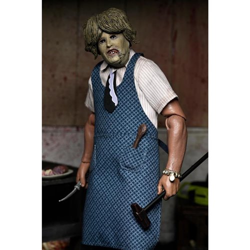 The Texas Chainsaw Massacre Leatherface with Old Lady Mask 8-Inch Clothed Action Figure