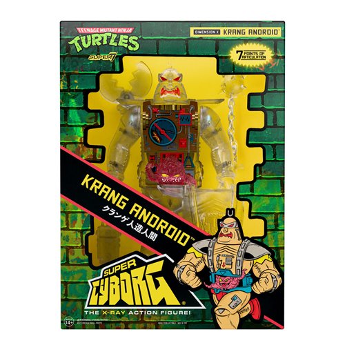 Teenage Mutant Ninja Turtles Krang Android Body (Clear) Super Cyborg Vinyl Figure