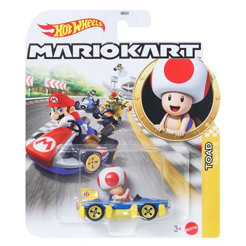 Mario Kart Hot Wheels 2025 Mix 6 Vehicle Case of 8