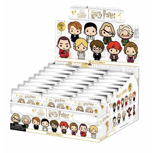 Harry Potter and the Goblet of Fire Series 11 3D Foam Bag Clip Display Case of 24