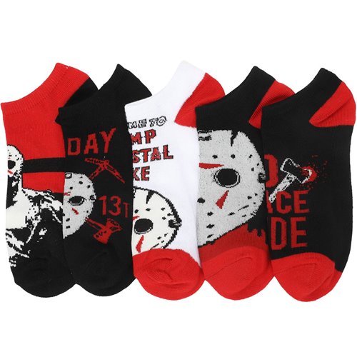 Friday the 13th Jason Voorhees Ankle Socks 5-Pack