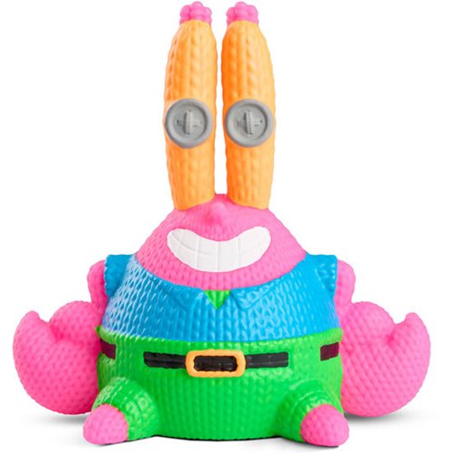 SpongeBob SquarePants Mr. Eugene Krabs #450 Black Light Handmade by Robots Vinyl Figure