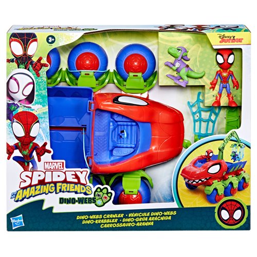 Spidey and His Amazing Friends Dino-Webs Crawler Toy Car Playset