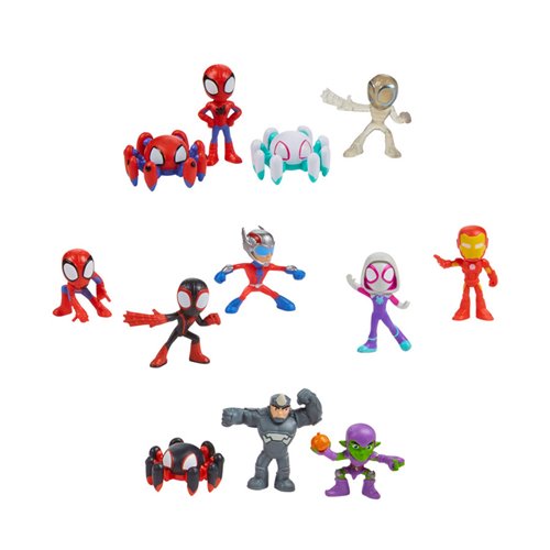 Spidey and His Amazing Friends Webs Up 2 1/2-Inch Mini-Figures Wave 1 Case of 12
