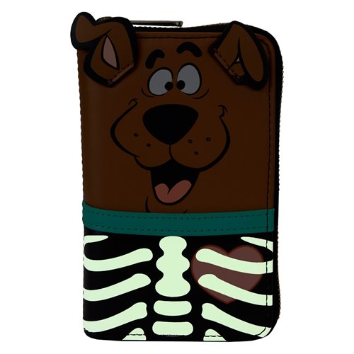 Scooby-Doo Skeleton Scooby Cosplay Zip-Around Wallet