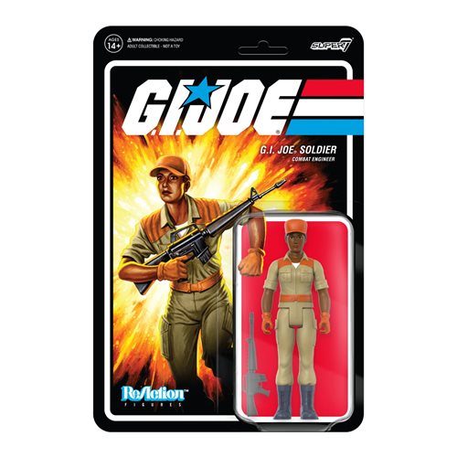 G.I. Joe Female Combat Engineer Short Hair (Brown)  3 3/4-Inch ReAction Figure