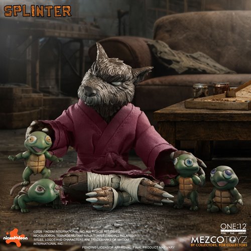 Teenage Mutant Ninja Turtles Master Splinter One:12 Collective Action Figure
