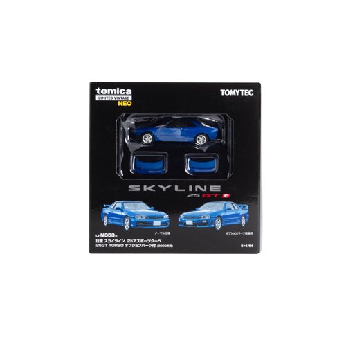 Tomica Limited Vintage Neo Nissan Skyline 2-Door Sports Coupe 25GT-Turbo 1:64 Scale Die-Cast Metal V