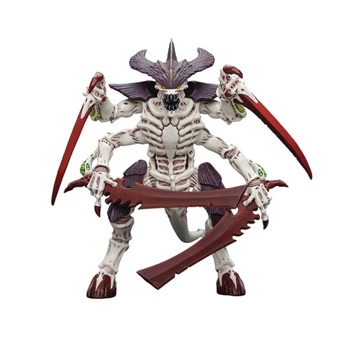 Joy Toy Warhammer 40,000 Tyranids Hive Fleet Leviathan Tyranid Warrior with Boneswords 1:18 Scale Ac