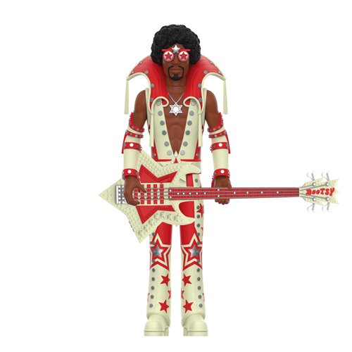 Bootsy Collins Glow-in-the-Dark 3 3/4-Inch ReAction Figure