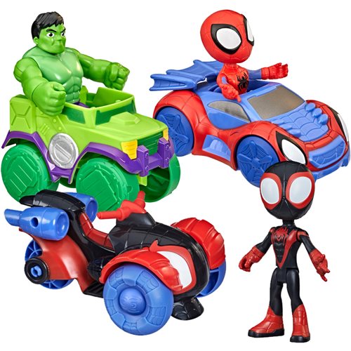 Spider-Man and His Amazing Friends Vehicles Wave 2 Case of 3