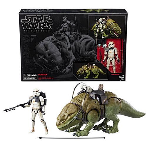 Star Wars The Black Series - Dewback E Sandtrooper, Figura E Creatura Da Collezione In Scala 15 Cm
