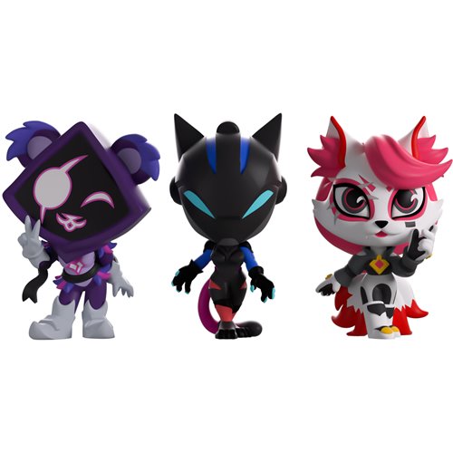 Fortnite Collection Raven Team Leader, Lynx & Kimiko Minitooz Vinyl Figure 3-Pack