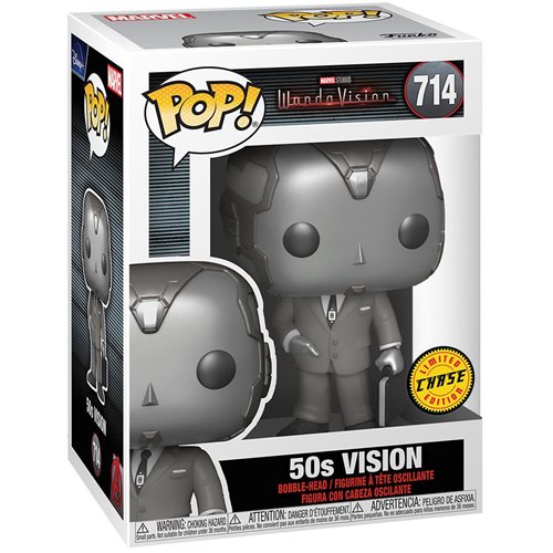 WandaVision 50's Vision Black & White Pop! Figure, Not Mint