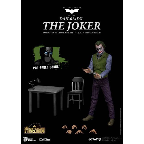 The Dark Knight Joker DAH-024DX Dynamic 8-Ction Heroes Deluxe Version Action Figure