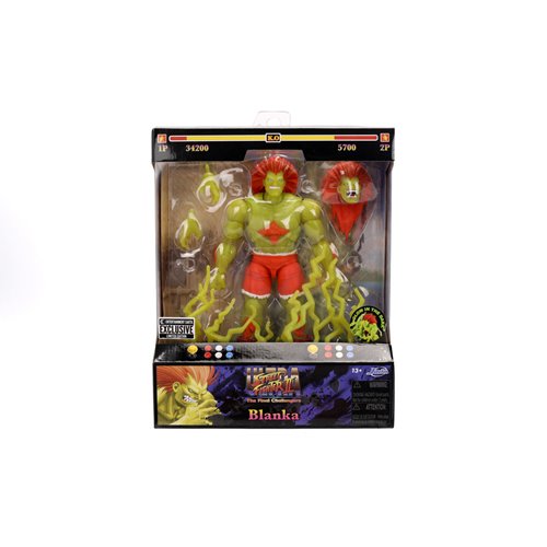 Ultra Street Fighter II Blanka Glow-in-the-Dark 6-Inch Scale Action Figure - Entertainment Earth Exc