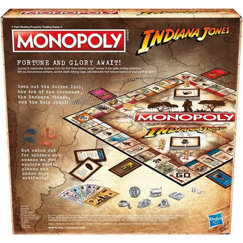 Indiana Jones Edition Monopoly Game