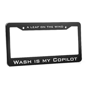 Firefly Wash Is My Copilot License Plate Frame