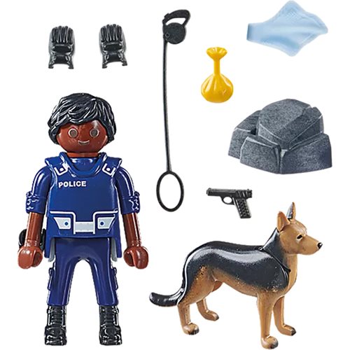 Playmobil 71162 Special Plus Policeman with K9 Action Figure