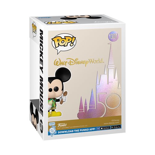Walt Disney World 50th Anniversary Aloha Mickey Mouse Pop! Vinyl Figure