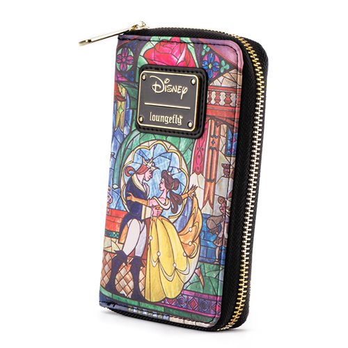 Beauty and the Beast Princess Castle Series Zip-Around Wallet