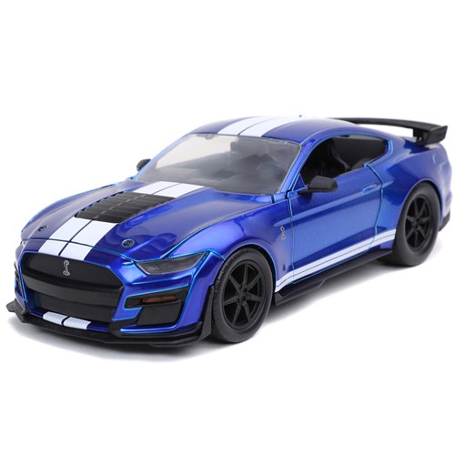 Bigtime Muscle 2020 Ford Mustang Shelby GT500 Candy Blue 1:24 Scale Die-Cast Metal Vehicle