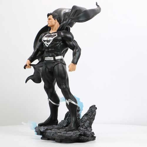 DC Heroes Superman Black and Silver Version 1:8 Scale Statue - Previews Exclusive