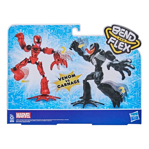 Spider-Man Bend and Flex Venom vs. Carnage Action Figure Set