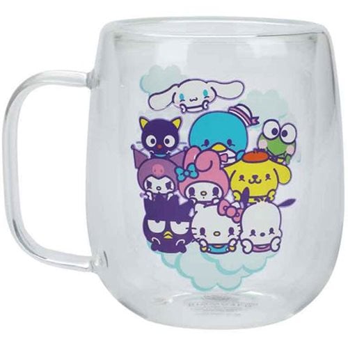Hello Kitty & Friends 11 oz. Double Wall Glass Mug