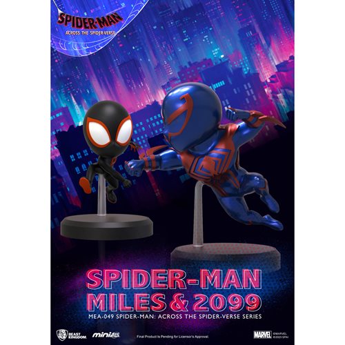 Spider-Man: Across the Spider-Verse Miles Morales and Spider-Man 2099 MEA-049 Mini-Figure 2-Pack