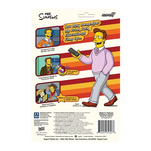 The Simpsons Troy McClure (Cowboy)  3 3/4-Inch ReAction Figure