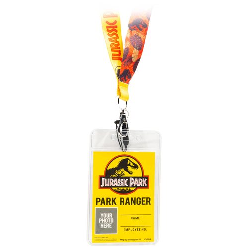 Jurassic Park Lanyard and Pins Set - Entertainment Earth Exclusive