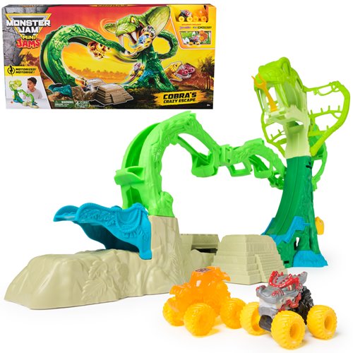 Monster Jam Mini Jams Cobras Crazy Escape Playset