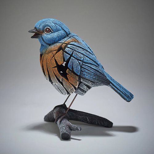 Edge Sculpture Western Bluebird Figure by Matt Buckley Statue