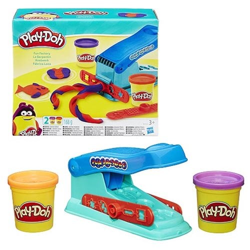 Details about   Play-Doh Basic Fun Factory Shape Making Machine with 2 Non-Toxic Play-Doh Colors 