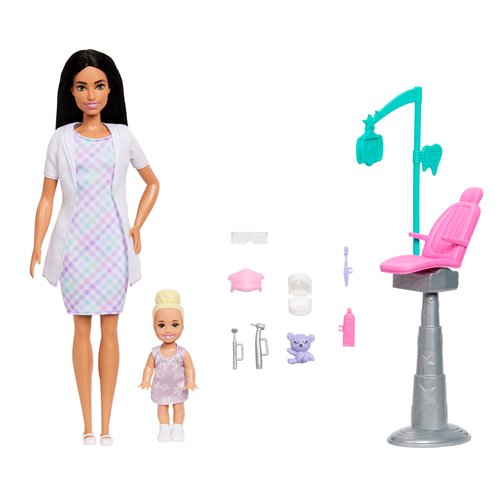 Barbie New Nurturing 2026 Playset and Doll Case of 6