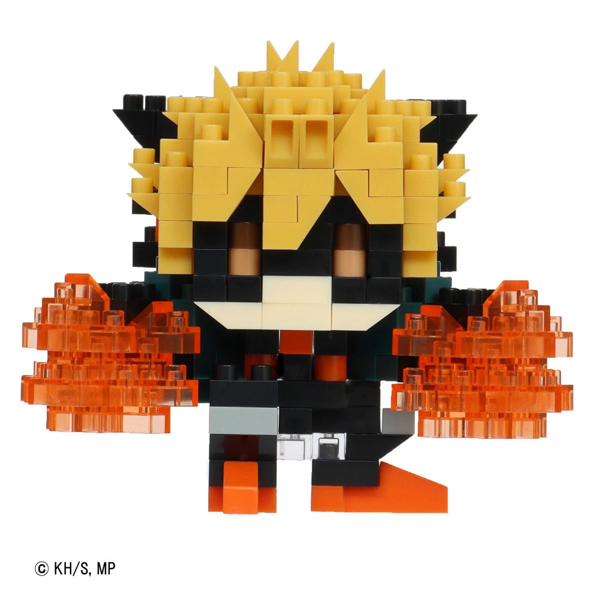 Nanoblock - My Hero Academia - Katsuki Bakugo, Collezione Da 210 Pezzi, Altezza 5,5 Cm, Livello 3
