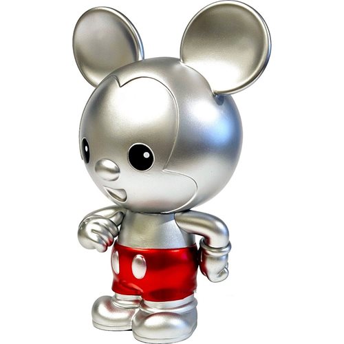 Disney 100 Mickey Mouse Silver PVC Figural Bank