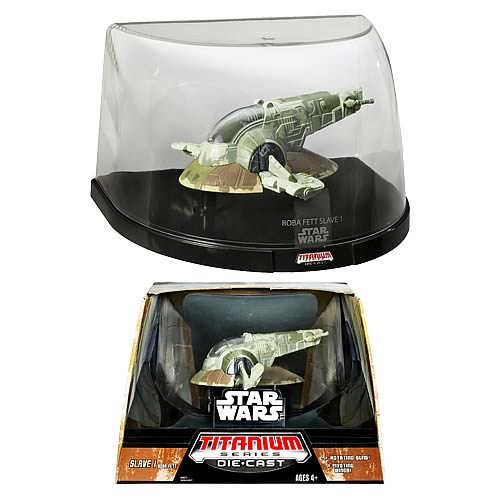 Star Wars Titanium Ultra Boba Fett's Slave I Vehicle