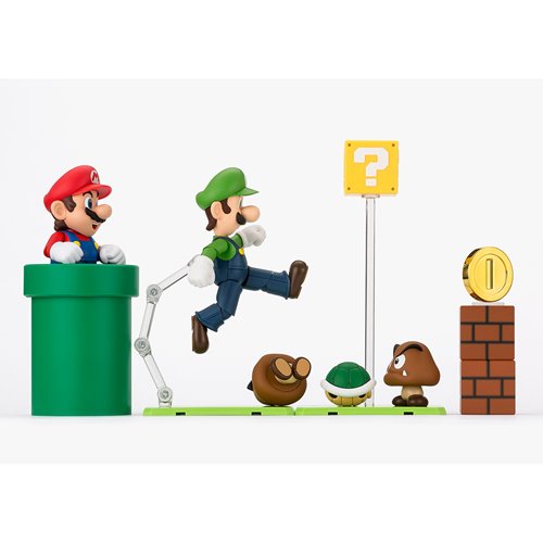 Super Mario Bros. S.H.Figuarts Action Figure Playset