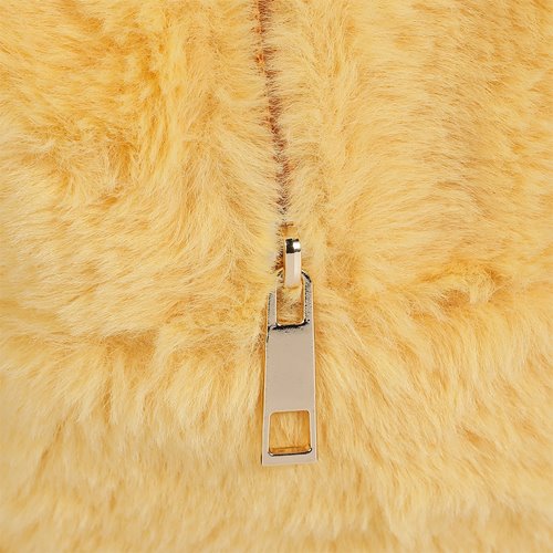 Winnie the Pooh Faux Fur Cosmetic Bag