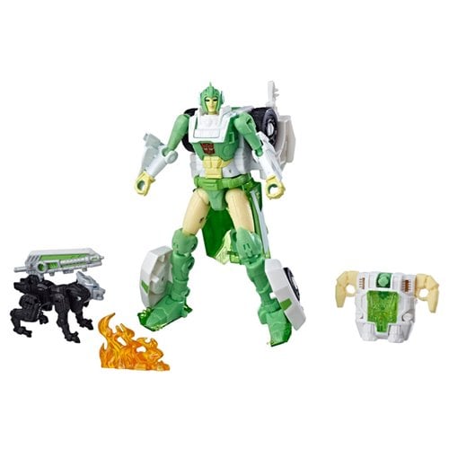 Transformers Generations War for Cybertron: Siege Deluxe Class WFC-S15 Autobot Greenlight with Dazzl