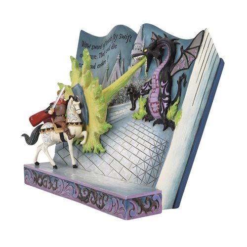 Disney Traditions Sleeping Beauty Prince Phillip and Maleficent Battle Statue