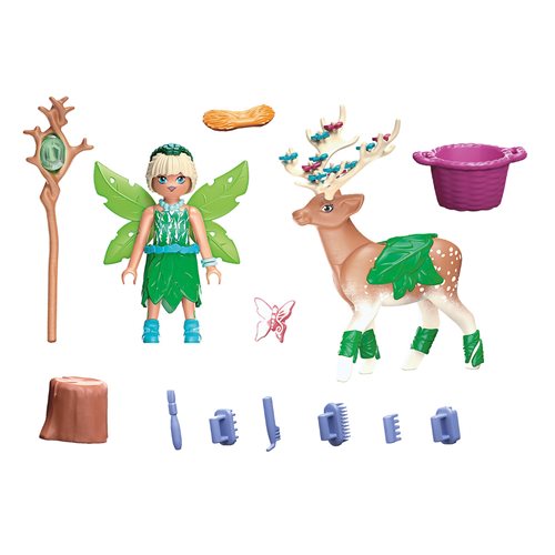 Playmobil 70806 Adventures of Ajuma Forest Fairy with Soul Animal Action Figure
