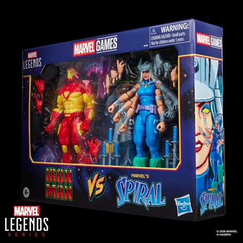 Marvel Legends Series Iron Man vs Spiral 6-Inch Action Figures