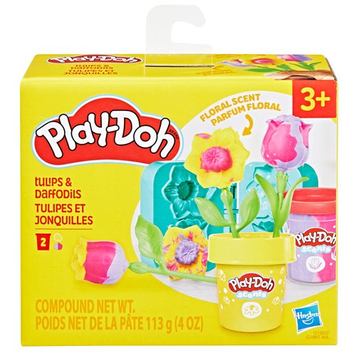Play-Doh Tulips & Daffodils Flower Toy