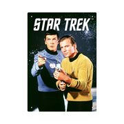 Star Trek Kirk and Spock Tin Sign