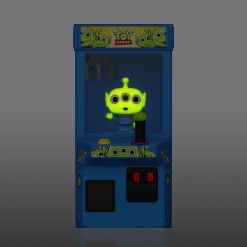 Toy Story Alien Claw Glow-in-the-Dark 8-Bit Funko Bitty Pop! Arcade Cabinet