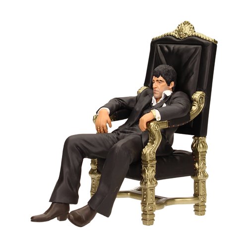 Scarface Tony Montana on the Throne Movie Icons 7-Inch Statue